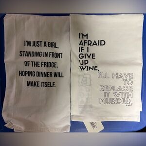 Humorous Kitchen Towels Set